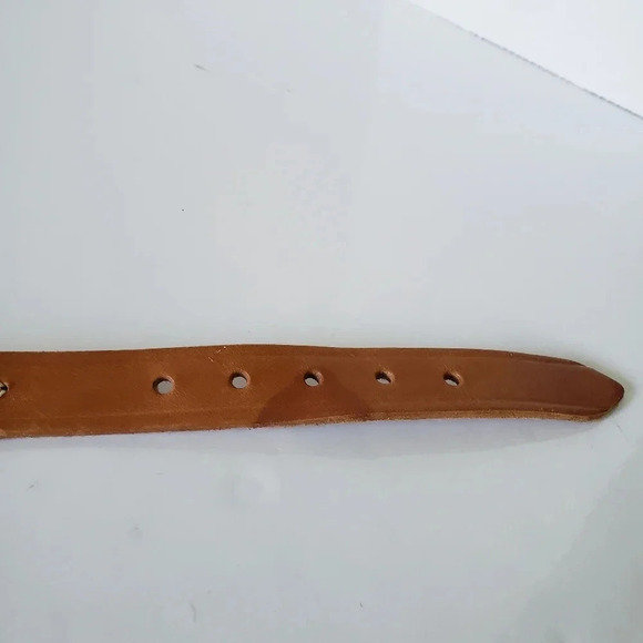 Vintage Hartz Tan Leather/Metal Dog Collar,18"  45cm. - Picture 6 of 8